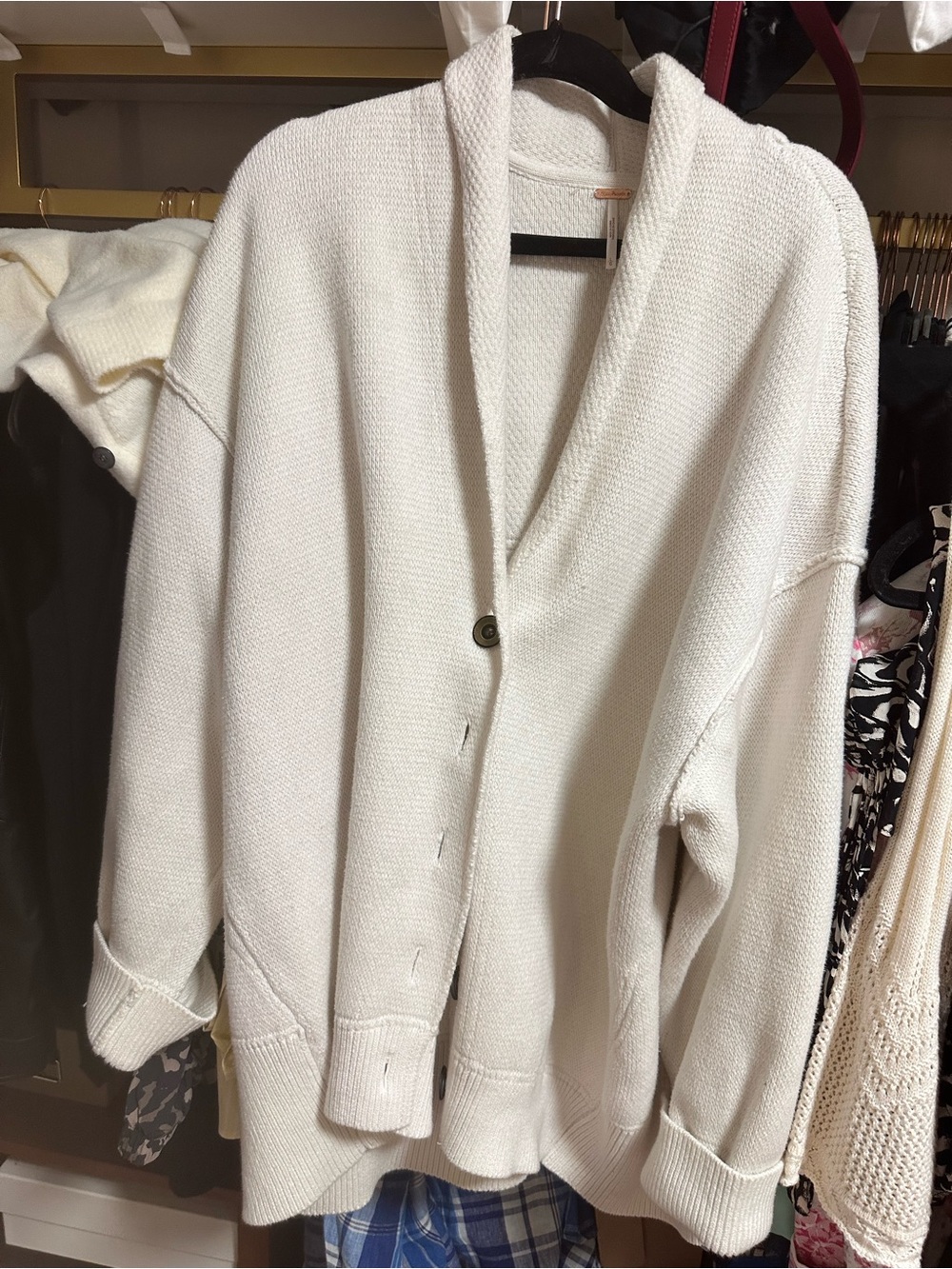 FREE PEOPLE Oversize Heavy Knit Slouchy Cardigan🪿